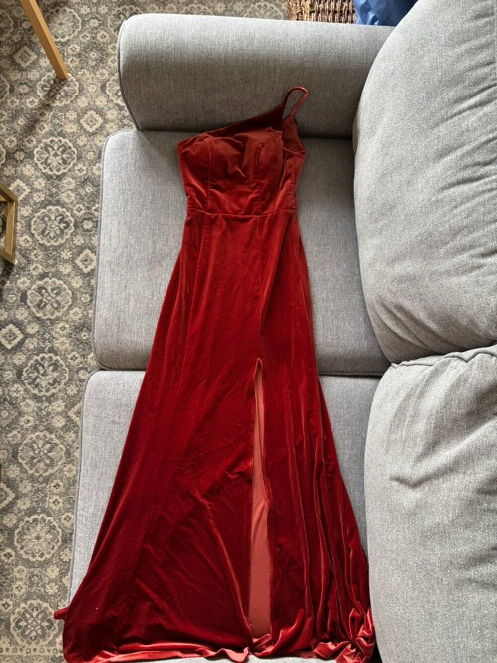 Velvet Azazie Bridesmaid Gown